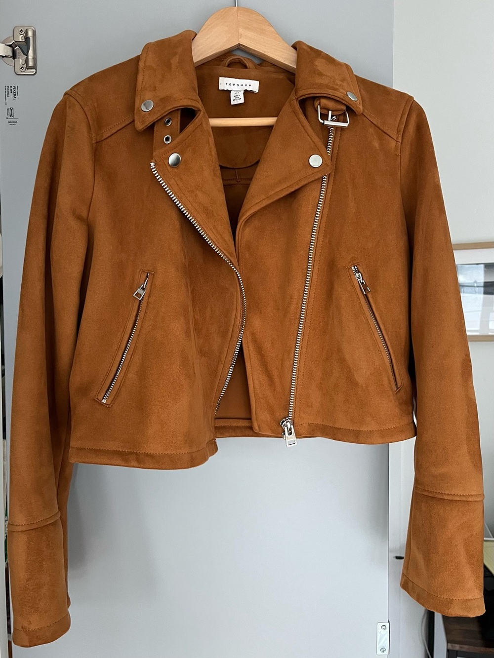 Faux Suede Topshop Jacket